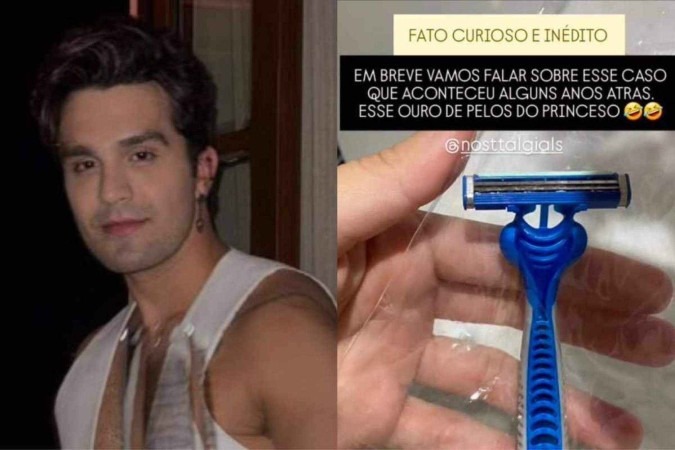 Amor ou exagero? Fãs de Luan Santana guardam lâmina com supostos pelos do cantor