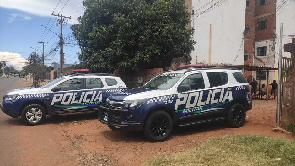 Polícia Militar isolou o local do confronto