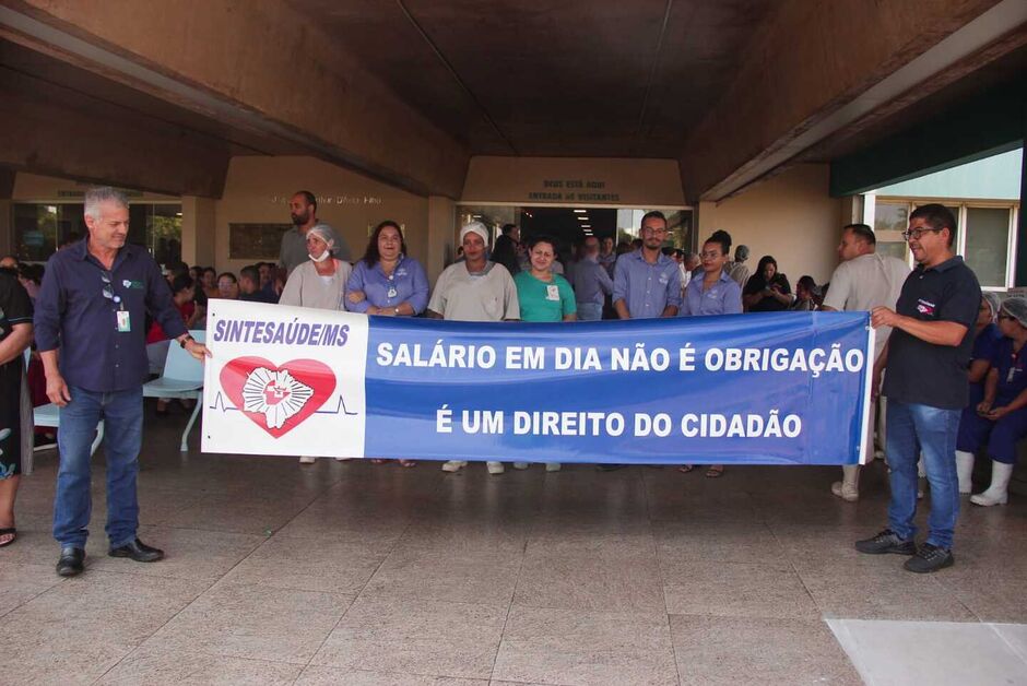 Paralisação na Santa Casa de Campo Grande