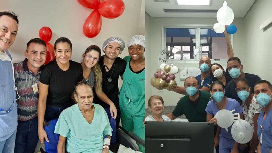 Festas levaram carinho para pacientes idosos no HU 