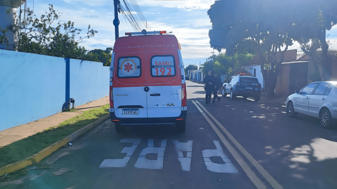Equipe do SAMU atendeu a ocorrência