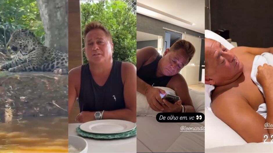 Leonardo já está em casa, mas segue encantando com o Pantanal