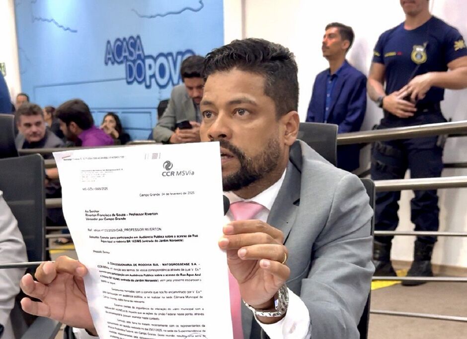 Riverton exibe comunicado da concessionária 