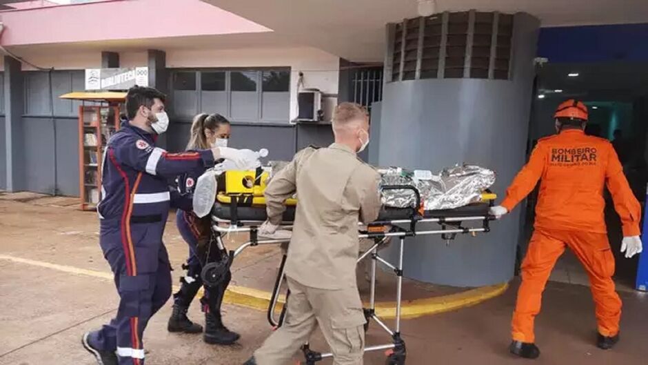 Vítima foi socorrida para o Hospital da Vida em estado gravíssimo 