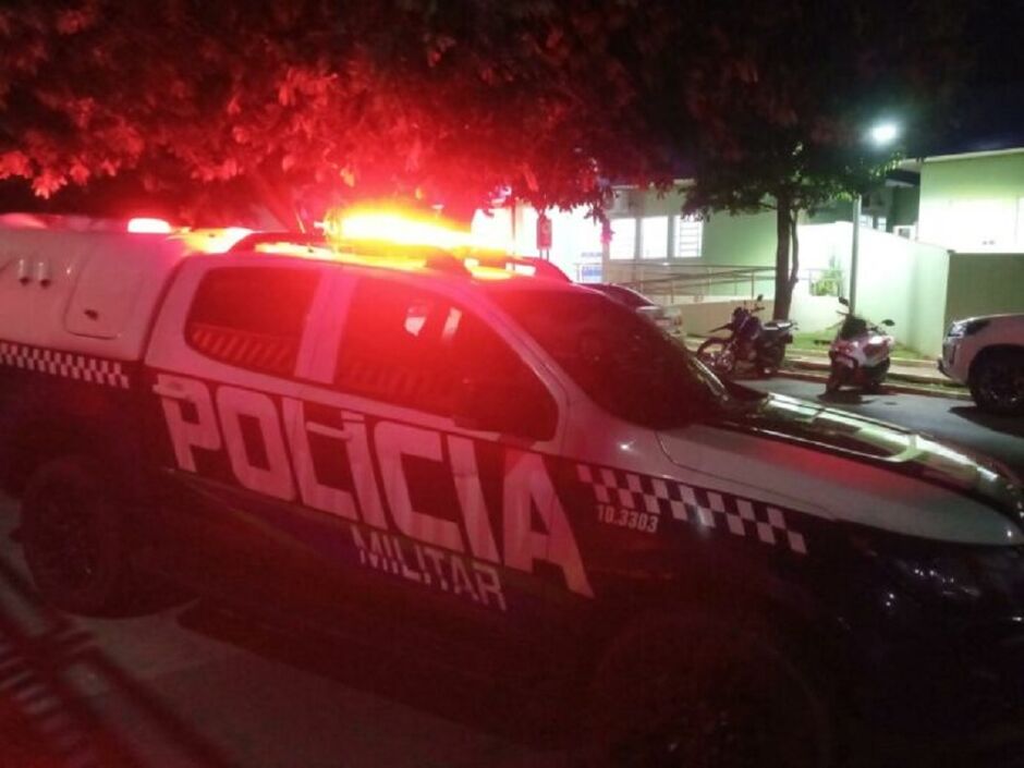 Policiais levaram a criança para um hospital da cidade