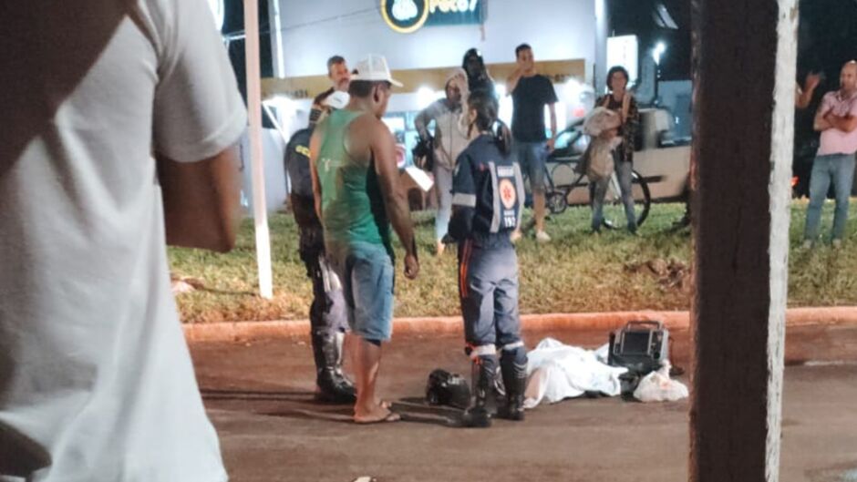 Vítima foi socorrida pelo Samu, mas não resistiu