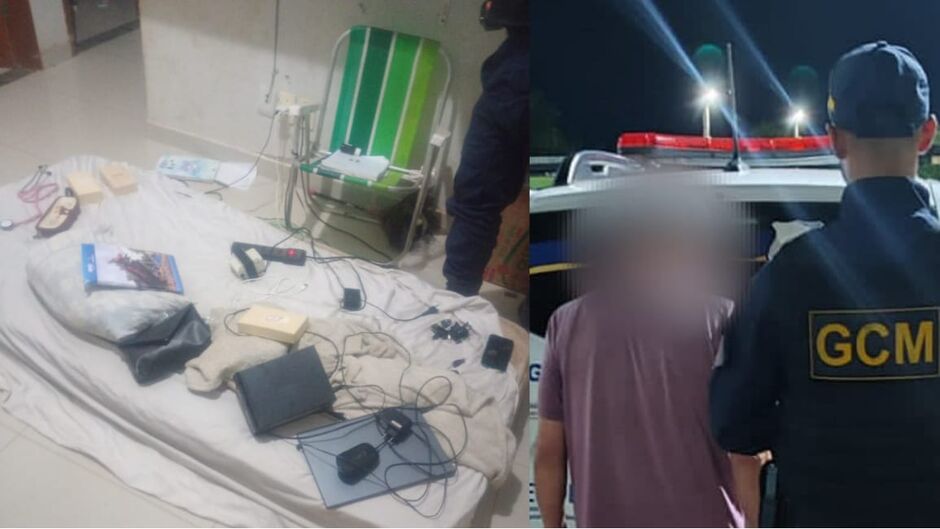 Suspeito foi preso em flagrante