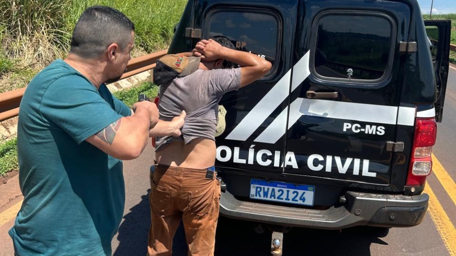 Polícia conseguiu pendê-lo durante fuga