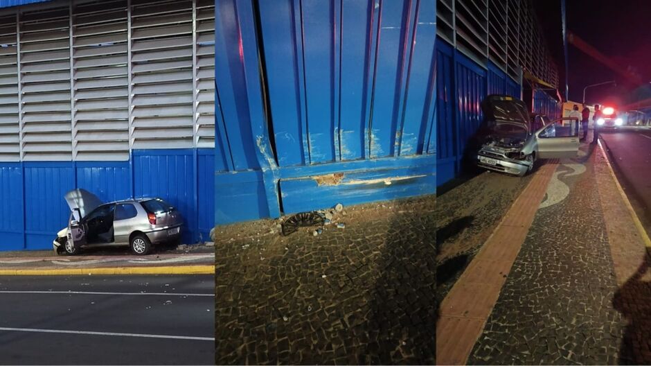 Acidente aconteceu na madrugada deste sábado