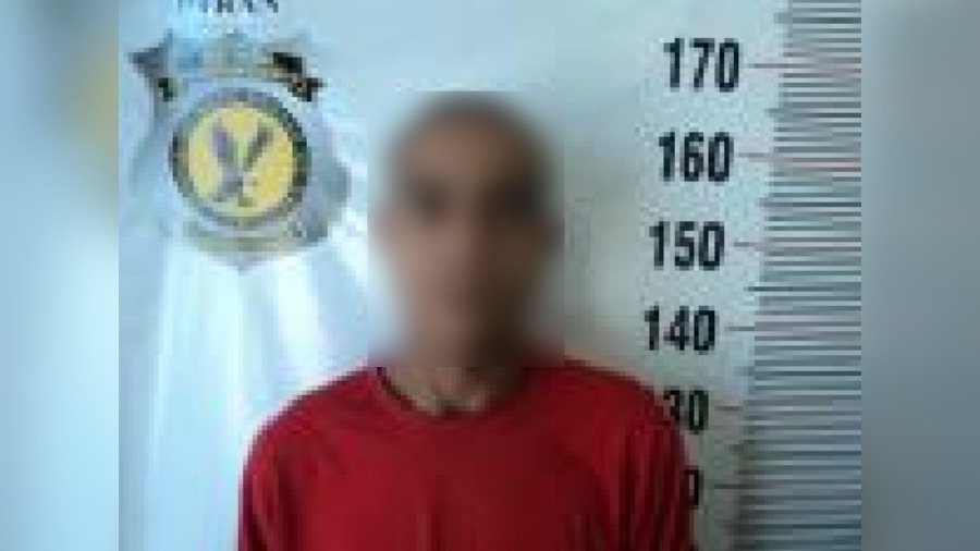 Ladrão foi preso e levado para a delegacia
