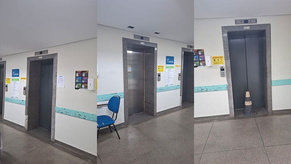 Registros feitos durante visitação no hospital