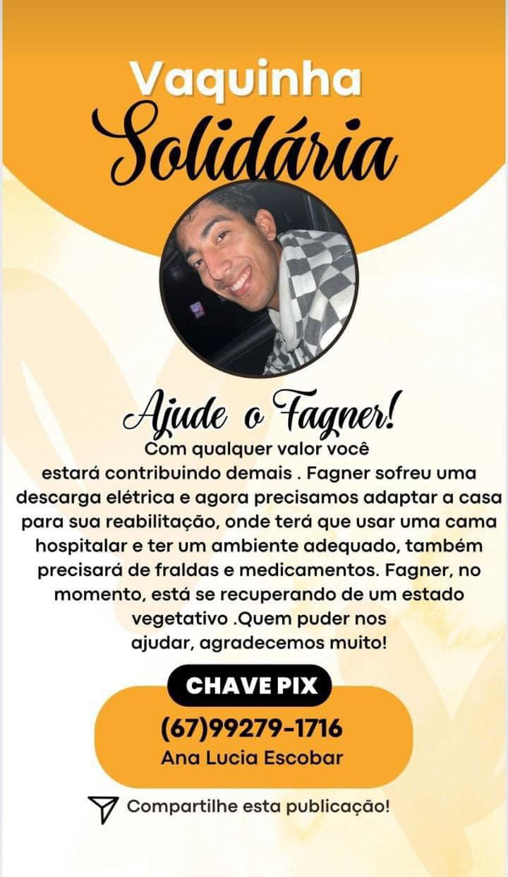 Fagner luta pela vida após descarga elétrica no trabalho