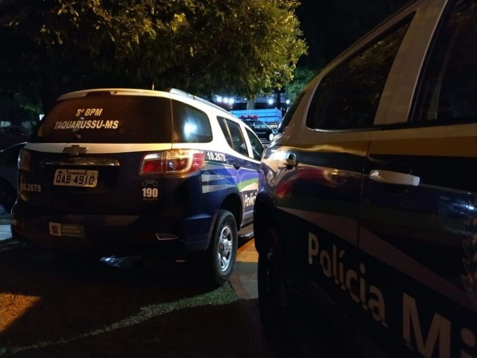 Polícia Militar prendeu o suspeito de violência doméstica