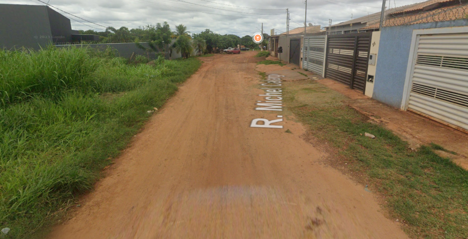 Rua onde os criminosos foram encontrados