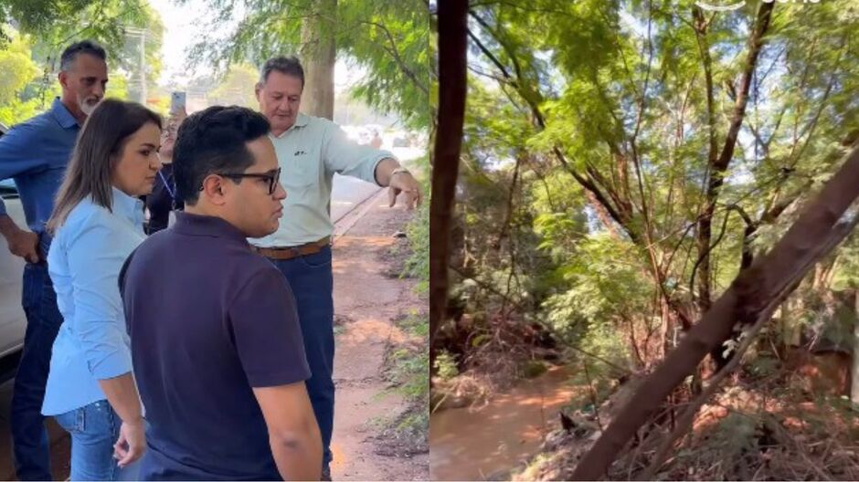 Chuva destruiu pontos de Campo Grande 