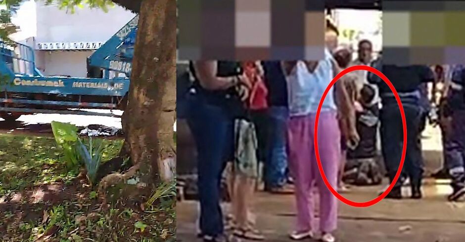 O acidente ocorreu quando Sireunise tentava atravessar a rua