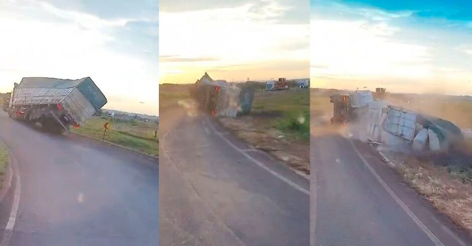 Ainda não se sabe o estado de saúde do motorista envolvido no acidente