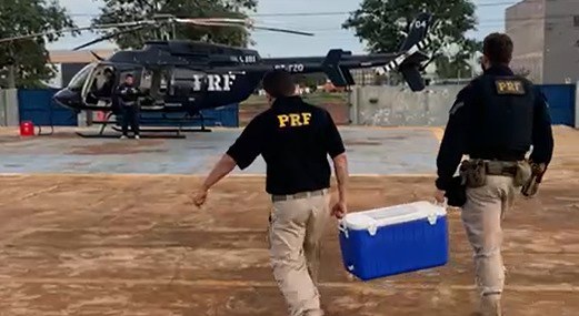 PRF fez transporte com urgência para a capital