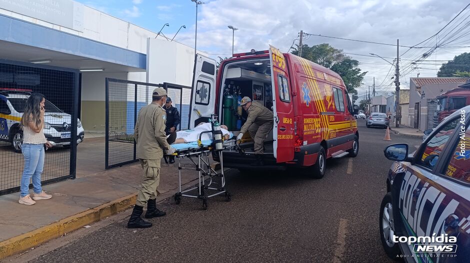 Baleado está com munição do corpo, diz médico 