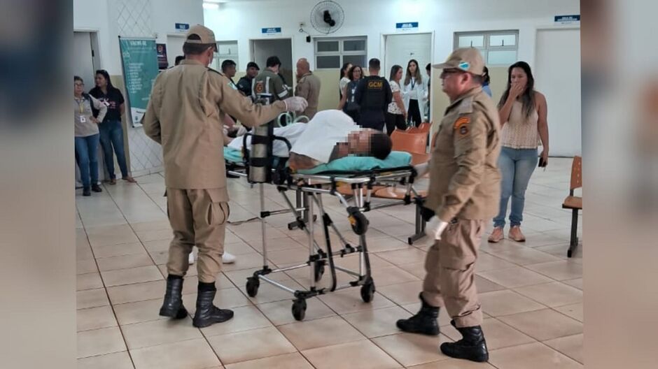 Baleado está com munição do corpo, diz médico 