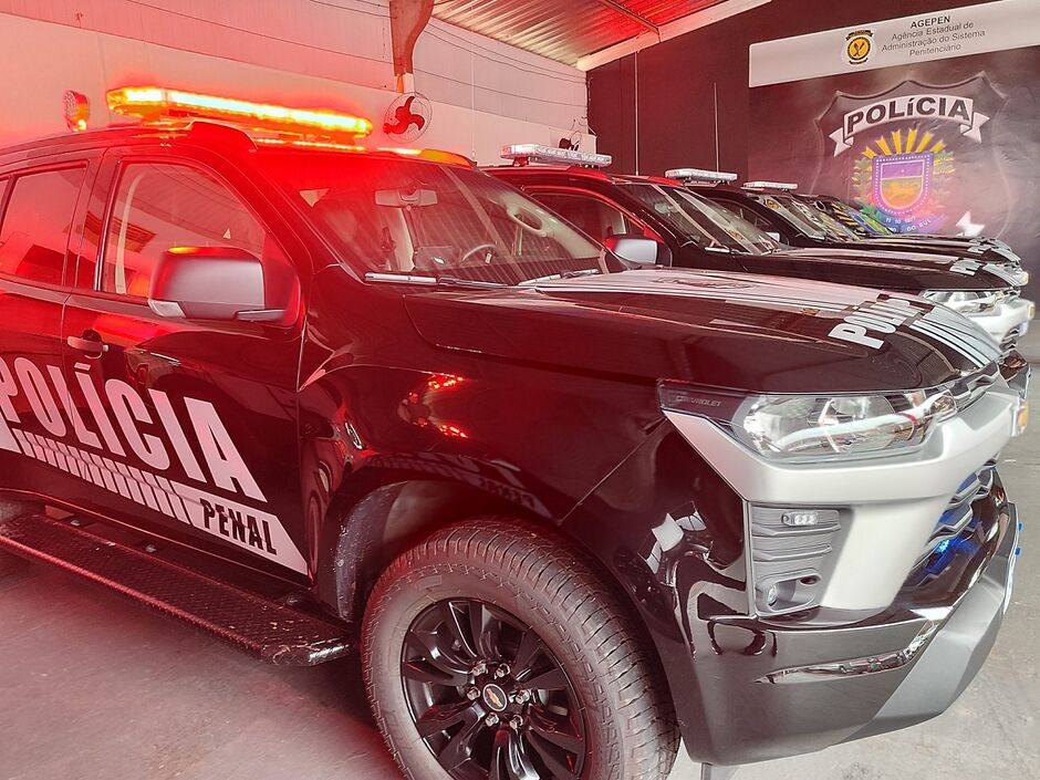 São 13 novas viaturas para atuação da Polícia Penal 