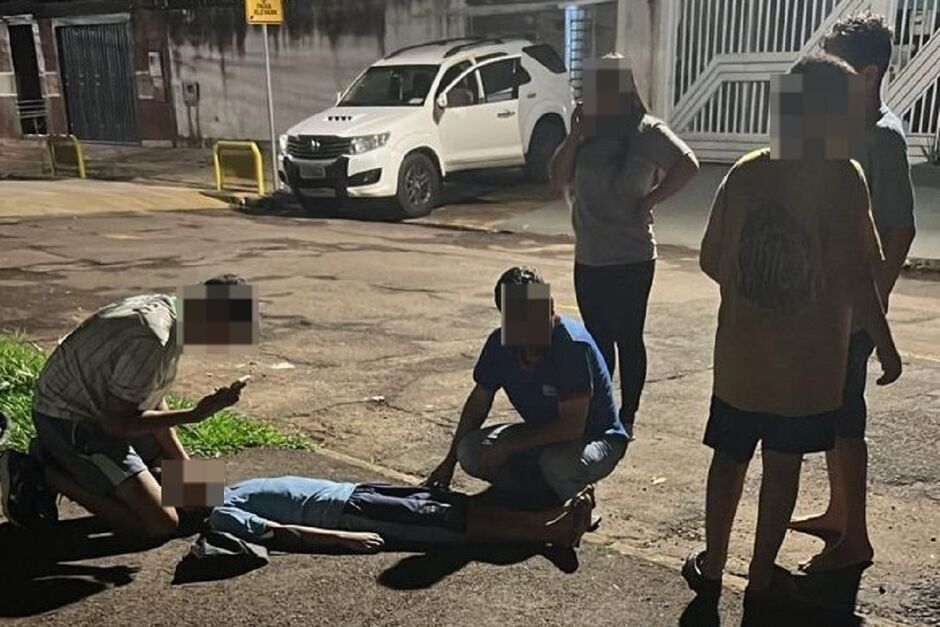 Criança foi salva e levada para UPA 