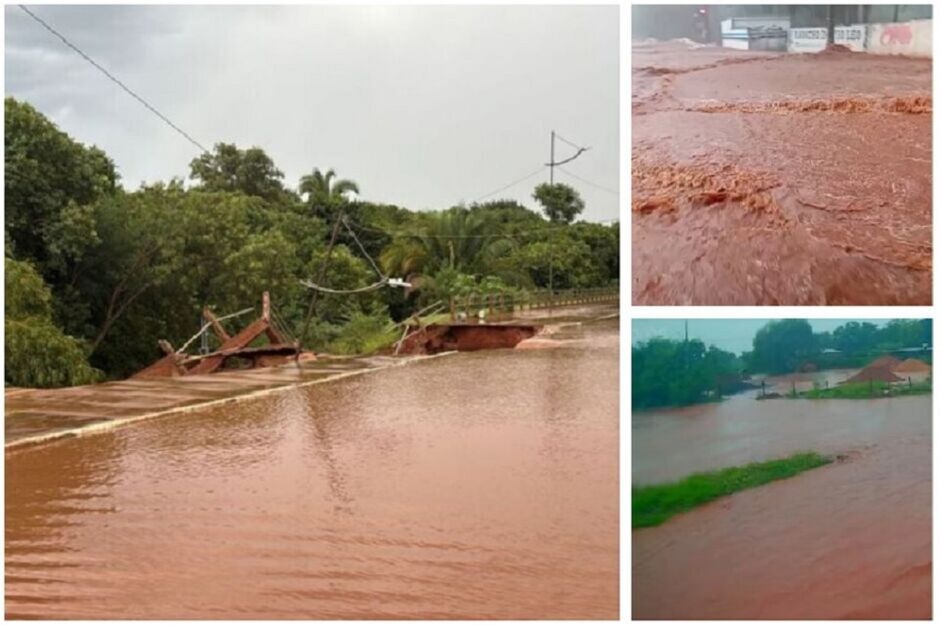 Prejuízos em toda cidade
