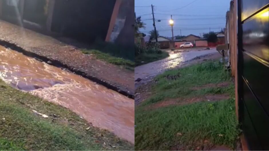 Rua do Jardim Macaúba ficou intransitável