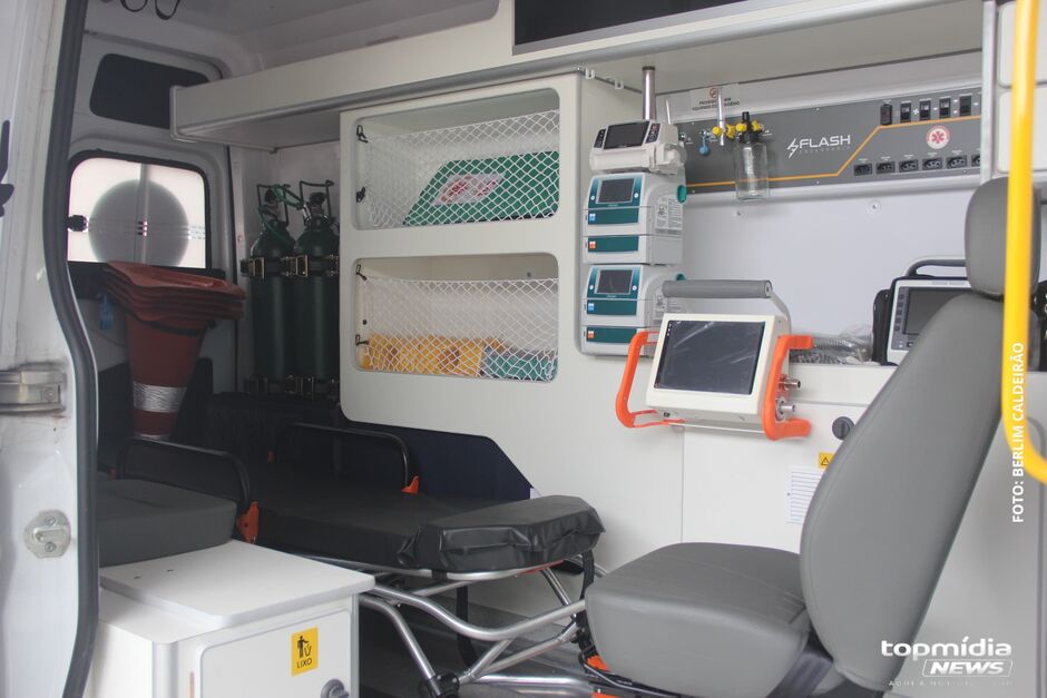 A nova frota é composta por 14 ambulâncias