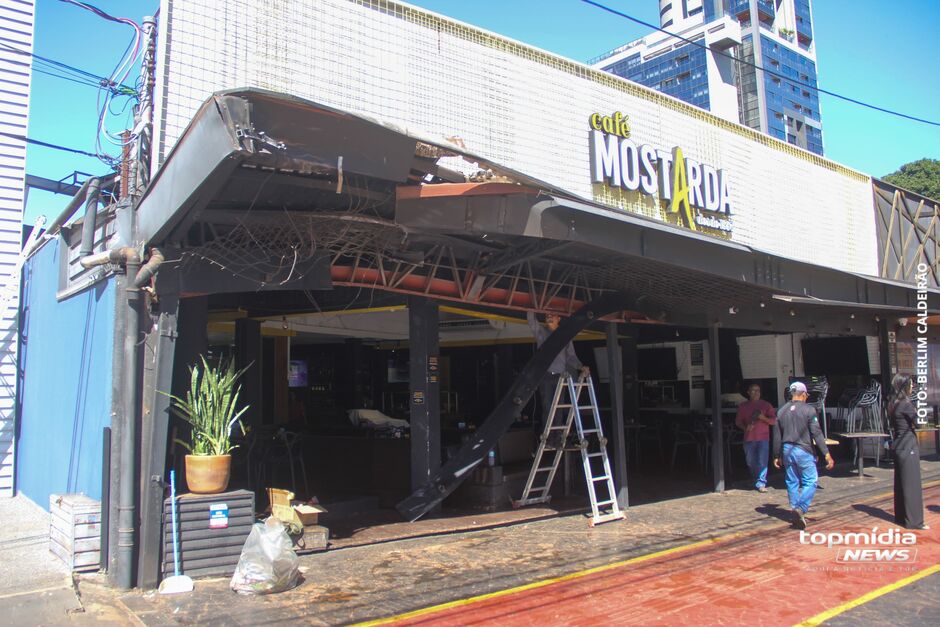 Equipe já está trabalhando nas obras para conserto