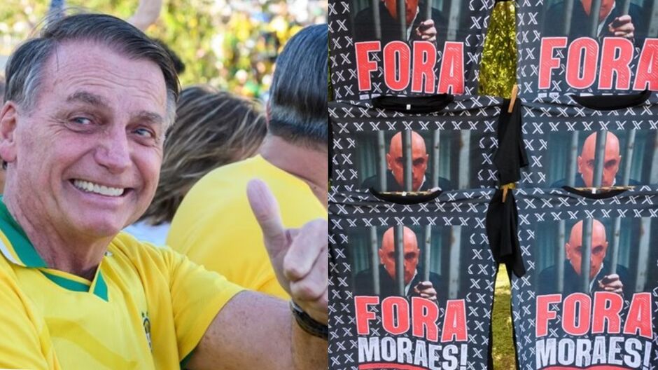 Bolsonaro vai a ato pela anistia de vândalos do 8 de Janeiro 