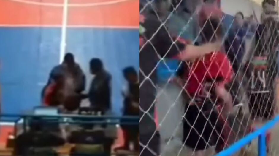 Agressão aconteceu durante partida de futsal