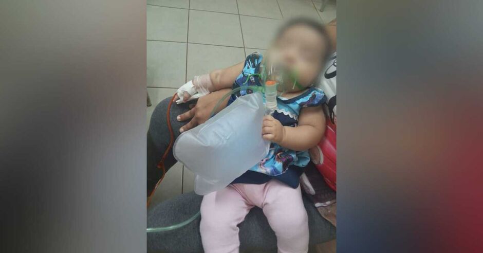 Bebê está internada na UPA Universitário