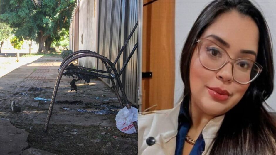 Stephany ateou fogo em si própria