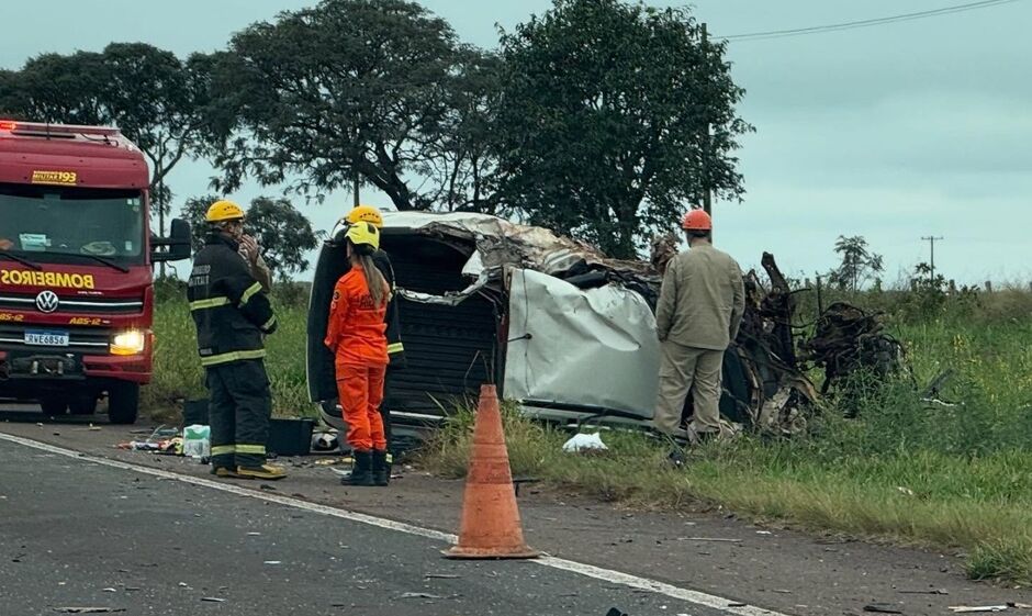 A vítima morreu presa às ferragens