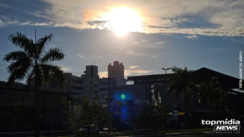 Sol aparece para dar uma amenizada no frio desta sexta