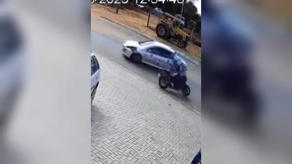 Momento da batida em Nioaque