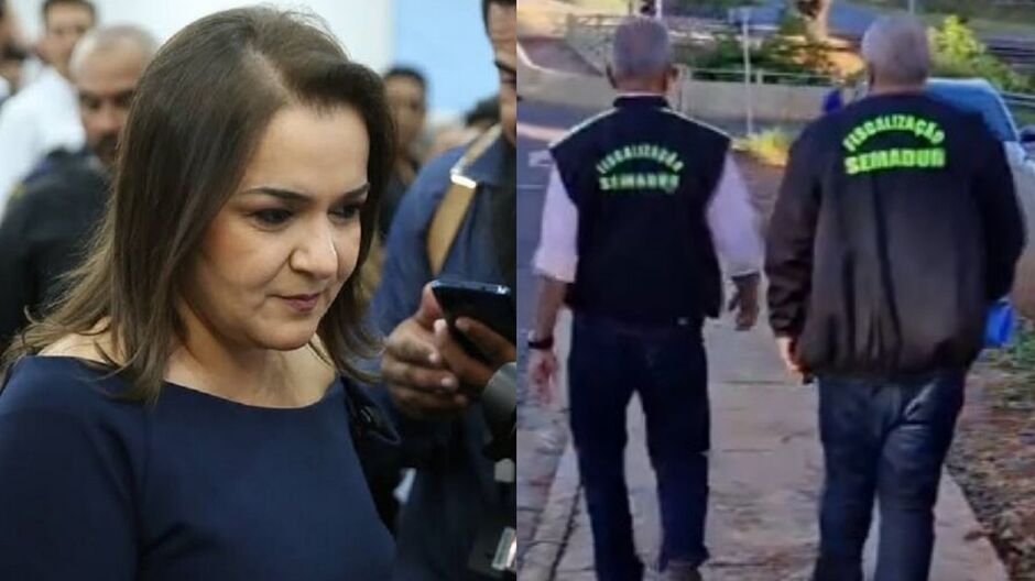 Fiscais a mando de Adriane derrubaram painéis 