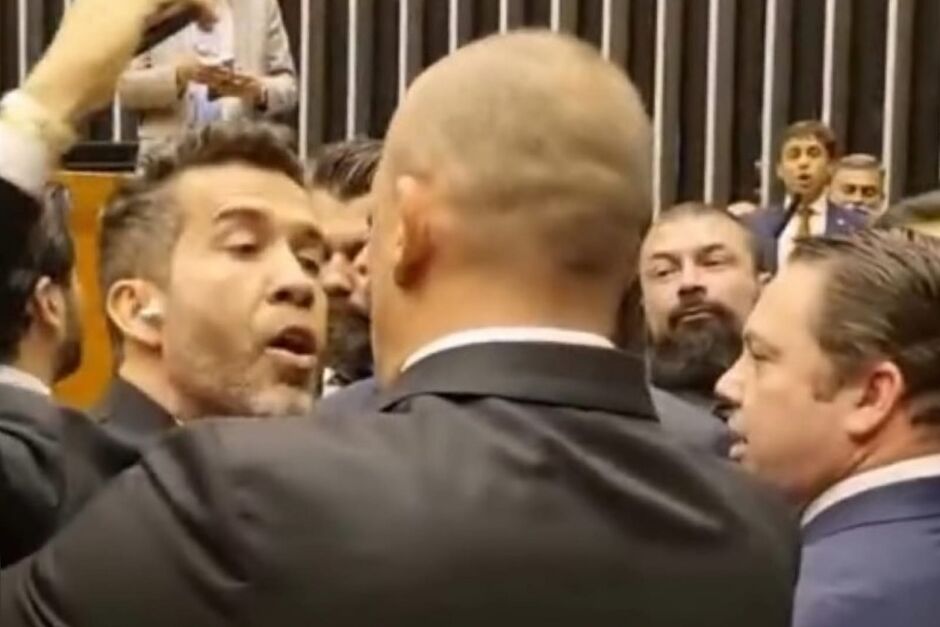 Confusão foi apartada pela Polícia Legislativa 