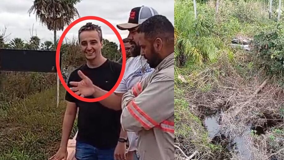 O condutor ficou no local aguardando as equipes da polícia