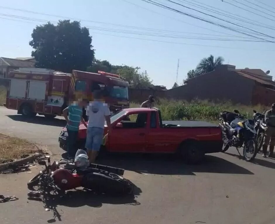 Motociclista foi socorrido em estado gravíssimo