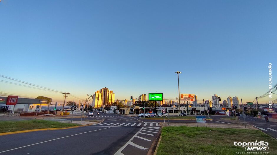 O dia será de muito sol nesta quarta
