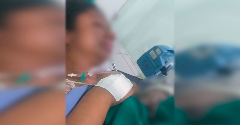 Darlene se despediu do filho natimorto