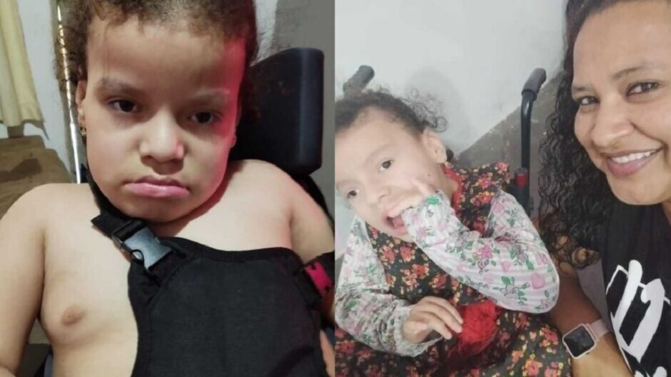 Mãe está sofrendo para amenizar a doença da filha 