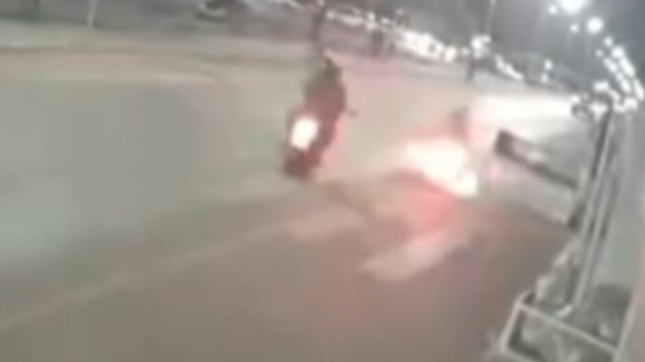 Vídeo mostra impacto do acidente de Lacheski