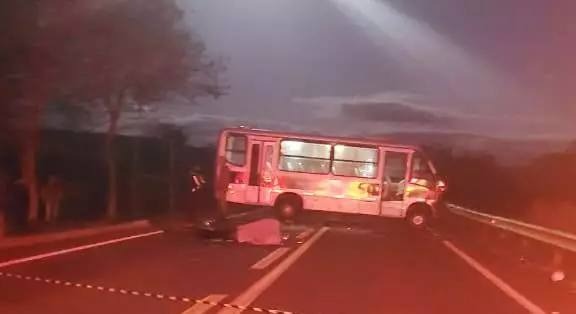 O acidente aconteceu no final da tarde de ontem