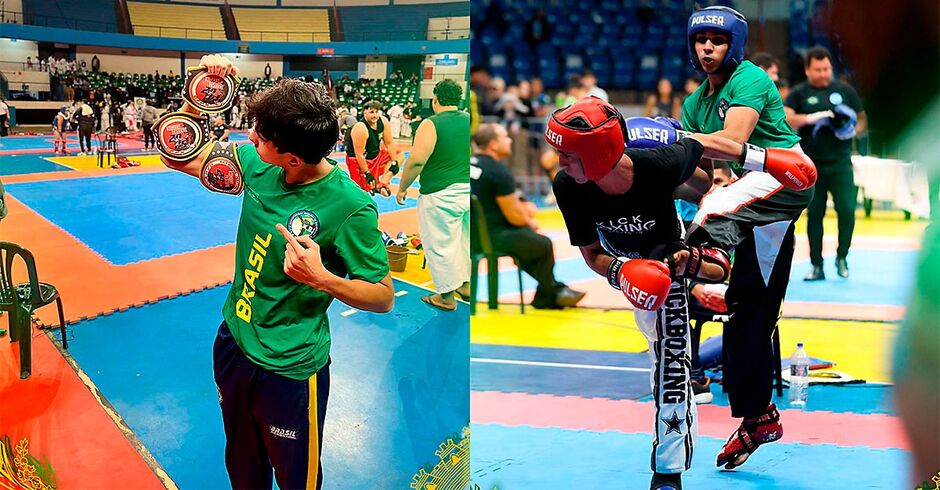 Atleta e professor de kickboxing e karatê, Marcos Coltro Junior