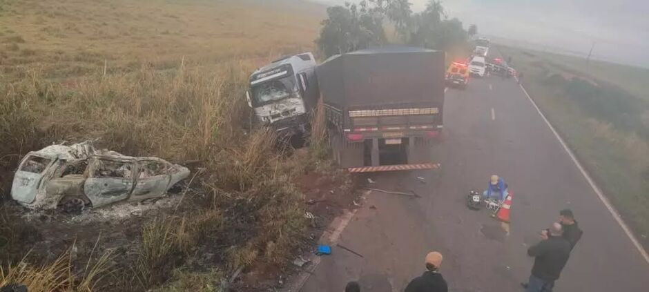 O acidente aconteceu na manhã de quinta