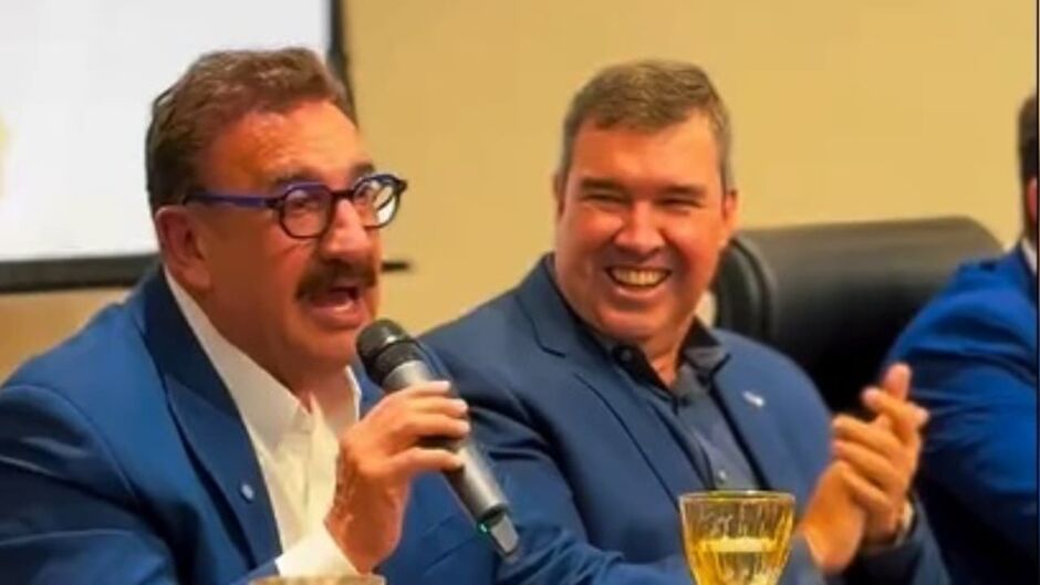 Ratinho elogiou gestão Riedel em evento 