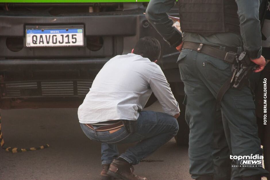 Polícia cogita atropelamento por caminhão da empresa 